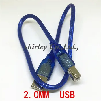 1x Син USB 2.0 Тип A Женски конектор за USB 2.0 Тип B Включете Скенер, Принтер, Адаптер, кабел за Свързване, 50 см/1 фут 1