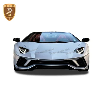 2014-2016 Подходящ За Lamborghini Aventador S LP740 Предна Броня OEM Стил на Колата Стайлинг От Въглеродни Влакна За Устни Предната Автоаксесоари 1