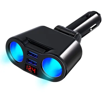 Универсален Двоен USB Автомобилни Запалки Газа 12 В 24 В Контакта Адаптер за Монитор Напрежение Авто Кола Включете USB Конвертор 1