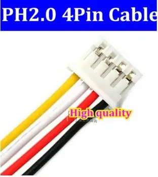 безплатна доставка PH2.0 PH 2,0 4pin PH-4pin конектор с кабел 250 мм тел 24AWG-100 бр./лот 1