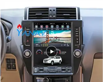 Тесла Оттичане Android Кола Стерео Радио GPS Навигация За Toyota Prado 2010-2013 Авто Мултимедиен DVD-Плеър, Видео Главното Устройство 1