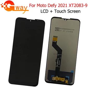 За Motorola Moto Defy 2021 LCD Дигитайзер Стъкло Пълна LCD Сензорен панел за Екрана на Motorola XT2083-9 LCD дисплей В Събирането на 1