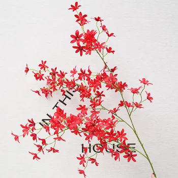 120 см висок клас 6-цветен гвоздичный изкуствени цветя, фалшиви цветя за сватба парти Коледна украса за дома си САМ