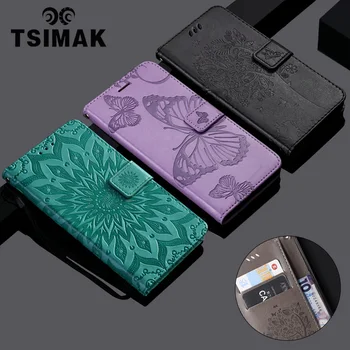 Чанта-портфейл Tsimak За Samsung Galaxy J3 Star 2018 Amp Prime 3, Американската Версия, флип-надолу Капачка От Изкуствена Кожа, Coqua 1
