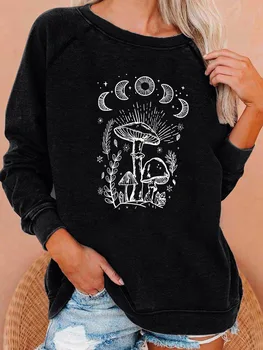 Купи онлайн Ретро свободен пуловер с дълъг ръкав за жени, пролет-есен, пуловер с кръгло деколте в пъстра ивица, женски ефектен пуловер, джъмпери / Дамски дрехи ~ www.intersum.fi 11