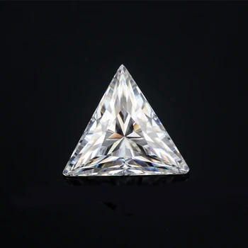 Свободен Муассанит Камък 0,1-6Ct Триъгълна Кройка GH Бял Муассанит Diamond за производство на бижута Високо Качество 1