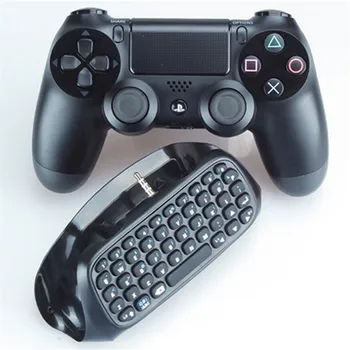 3,5 мм Plug Мини Bluetooth Безжична Клавиатура за съобщения Chatpad за Sony Playstation 4 PS4 Контролер Игри Геймпад + USB Кабел 1