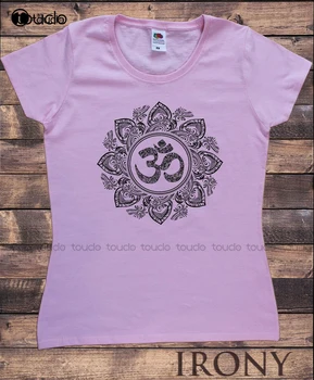Женска Тениска Om God Line Art Намасте Peace Етнически Дзен Индия Ts1657 Реколта Ризи За Жени С Модерна Риза Лятна Градинска Облекло 1