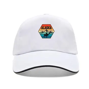Аляска на САЩ Лосове Планински Туризъм Реколта Ретро Подарък бейзболна шапка на Бил Шапки бейзболни Шапки, Шапка 1