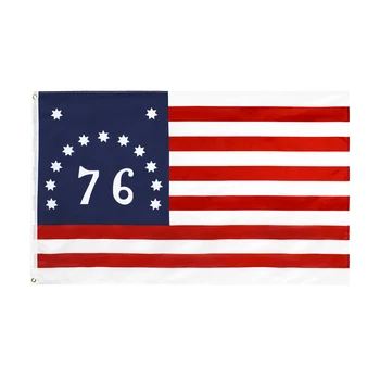 90x150 см Американската Революция Беннингтон 76 Флаг