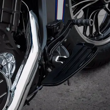 Шофьор на Мотоциклет Черен Педал За Крака на Дъските на пода Стъпала стъпенките За Индийския Скаута Скаут Sixty BOBBER 2015-2020 2