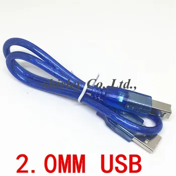 1x Син USB 2.0 Тип A Женски конектор за USB 2.0 Тип B Включете Скенер, Принтер, Адаптер, кабел за Свързване, 50 см/1 фут 2