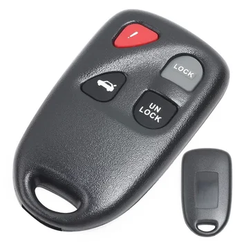 DIYKEY FCC ID: KPU41805 Модел: 41848 Дистанционно автомобилен ключ и без ключ 313,8 Mhz Fob 4 бутона за Mazda RX-8 2004 2005 2006 2007 2008 2