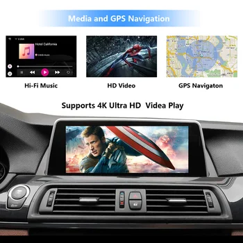 Видео AI Кутия за Audi A4 A5 A6 A8 Q3 Q5 Q7, BMW X3 X5 с вграден CarPlay, поддържа огледално-рефлексен мултимедийна система Android BT 2
