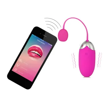 10 Степени Смартфон Силиконов Вибратор за Публикуване на ПРИЛОЖЕНИЕТО Bluetooth Безжично Дистанционно Управление Масаж на Точките G Игра За Възрастни Секс Играчки за Жени 2
