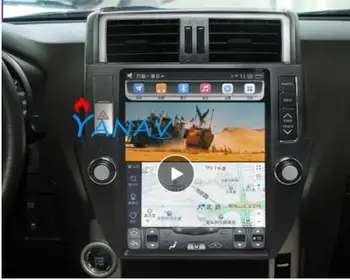 Тесла Оттичане Android Кола Стерео Радио GPS Навигация За Toyota Prado 2010-2013 Авто Мултимедиен DVD-Плеър, Видео Главното Устройство 2