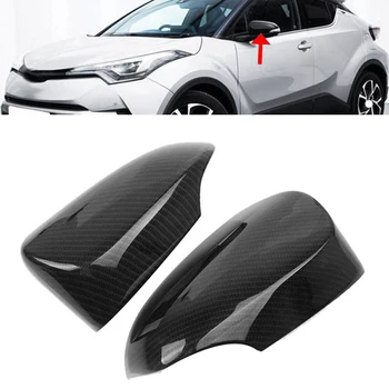 Автомобилна Тампон на Странично Огледало за Обратно виждане, изработени от Въглеродни Влакна за Toyota C-HR CHR 2016 2017 2018 2