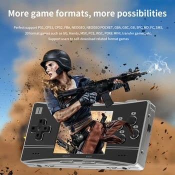 RG300X Ретро Портативна Преносима видео игра Конзола IPS Сензорен Екран 20 + Емулатор 18000 Класически Игри Поддръжка на HD-изход за PSP/PS1 2