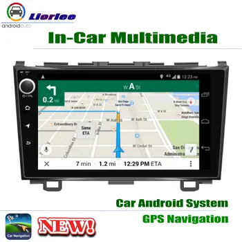 За Honda CR-V, CRV 2006-2012 GPS Навигация Авто плеър с Android Система RockChip PX5 1080P 9 