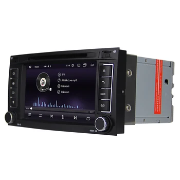 Eunavi 2 Din Мултимедиен плеър с Android На 10 Радио GPS авточасти За Volkswagen Touareg Превозвачът T5 2004-2011 Аудио DSP 4G RDS 2