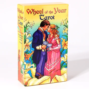 Колелото на годината Карти Таро Карти на Испански Светилището на Гадателство и Предсказания игра на Карти 2