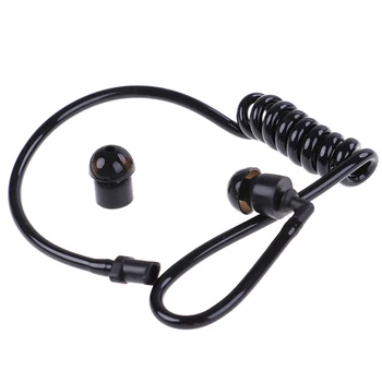 Gag за уши въздушна Тръба сонда замяна черен Цвят акустична За шлемофона слушалка радио 2