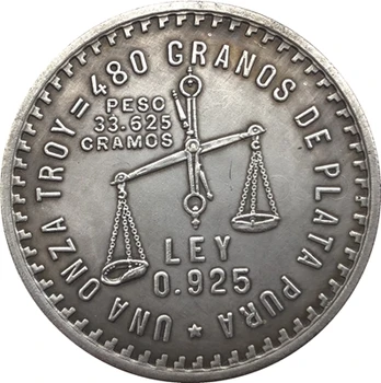 1947 Мексико 1 КОПИЕ монети Онза 42 мм 2