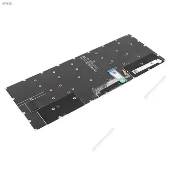 Новата работа на смени клавиатура US QWERTY клавиатура за лаптоп Lenovo Yoga c930-13 c930-13ikb СРЕБРИСТ цвят с Осветление и Без РАМКА 2