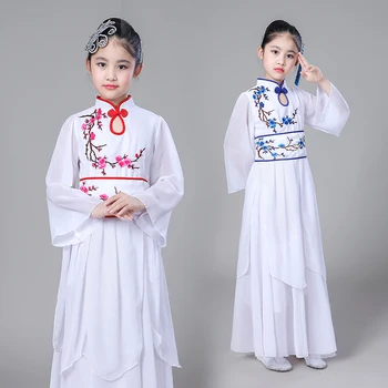 Традиционни Фолклорни Танцови Костюми С Веерами, Елегантна Танцови Guzheng Yangko, Национален Чадър За Момичета, Древна Танцови 2