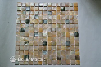 100% натурална морска мивка yellowlip и blacklip перламутровая мозайка, плочки за декорация на баня стенни плочки 2
