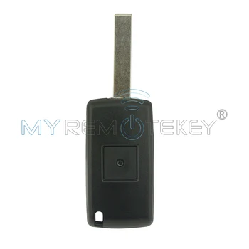 Флип дистанционно автомобилен ключ с 2 бутона за Peugeot 207 307 308 433 Mhz ID46 - PCF7961 HU83 remtekey 2