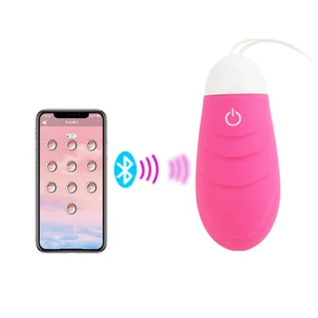 Безжична Приложение За Смартфон Дистанционно Управление Вибратор От Секс Играчки За Жени Зареждане На Bluetooth Вибрираща Любов Яйце Мастурбация Възрастни 2