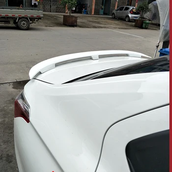 ABS Пластмаса Неокрашенная Грунд Украса Задното Крило е Подходящ за Citroen Elysee Заден Спойлер на Багажника 2014-2017 2