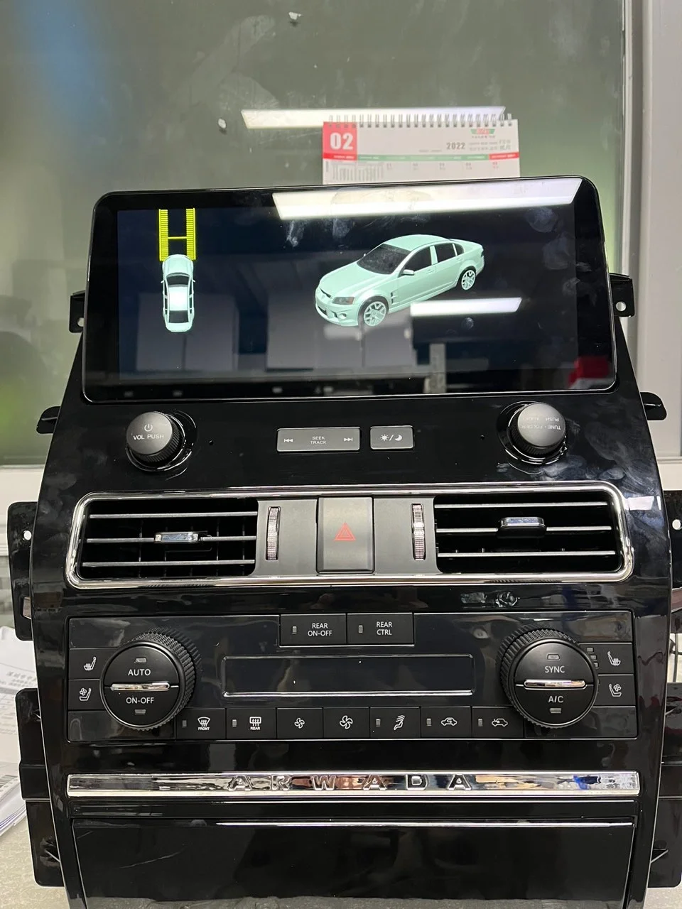 За Nissan Armada Patrol Y62 Infiniti QX80 2010-2020 GPS Bluetooth Tesla Стил Екран, Аудио, Авто Радио, Мултимедиен Плеър, Стерео Изображение 3