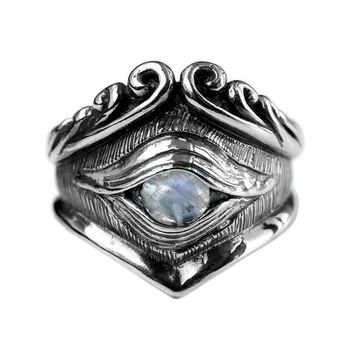 Оригинални дизайнерски кораб Warcraft eye of Warcraft пръстен оригиналност преувеличение властен мъжки тайландски сребърна марка за бижута