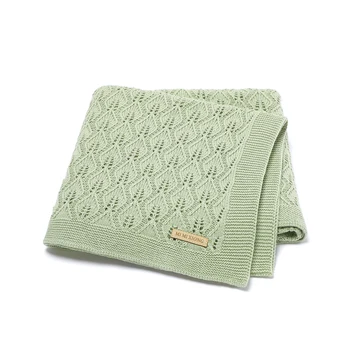 Купи онлайн Вълна точков модел обикновен климатик одеяло купчина вязаное одеяло спалня хол разтегателен одеяло / Спално бельо ~ www.intersum.fi 11