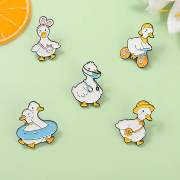Горещ продажба на иконата боя форми сладък патица шаржа бижута от животински сплав животински продажба