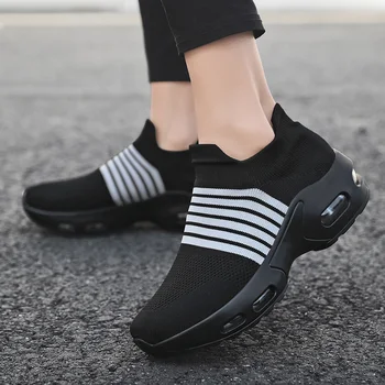 Гиперсофт Маратонки Дамски 2021 Ортопедични Обувки за Жени на Платформата Бели Черни Червени Пешеходни Дамски Обувки 1