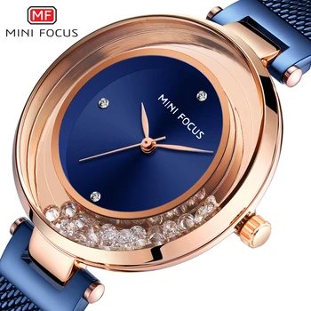 Купи онлайн Gogoey висок клас марка, дамски ръчен часовник от розово злато, дамски часовници с кристали, дамски часовници Zegarek Damski Reloj Mujer / Часовници ~ www.intersum.fi 11