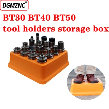 Кутия за съхранение на BT30 BT40 държачът калъф bt30 bt40 bt50 държачът колекция Пластмасов калъф за детайли на металорежещи машини с ЦПУ 1