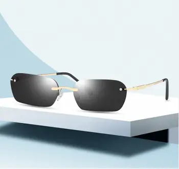2021 Лято Унисекс Ретро Нюанси на Правоъгълни Слънчеви Очила Цвят на Карамел UV400 Метална Дограма за Прозрачни Лещи Слънчеви Очила очила Очила 2
