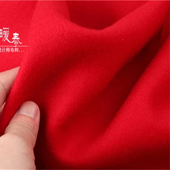 Двустранен Кашмир Вълнена тъкан от 95% Вълна И 5 Чисти цветове DIY Зимно яке Връхни Дрехи, Палто Дизайнерски Дрехи Плат 800 г/м 2