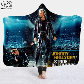 Джони Холидей Одеало с качулка 3D пълен принт Носимое Одеяло За възрастни мъже жени Флисовое Одеяло стил-3 2