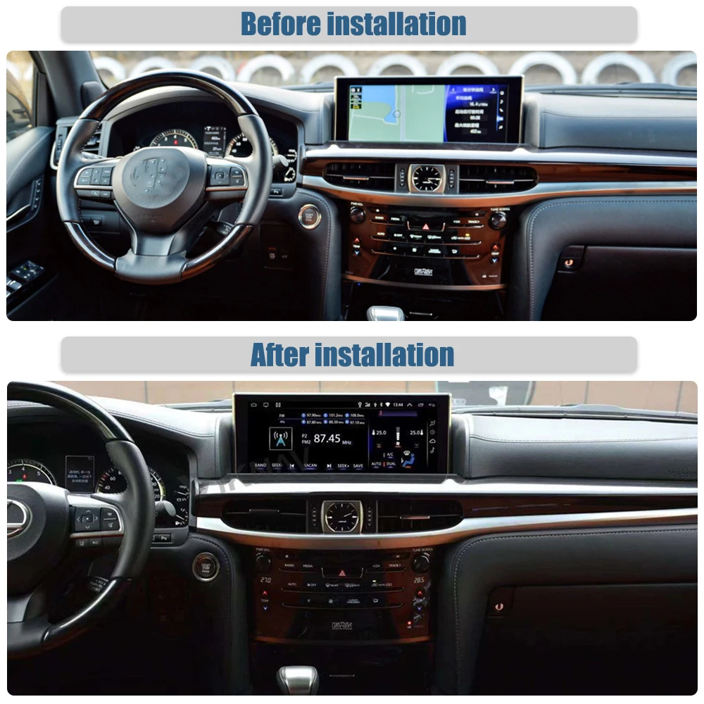 12,3-ИНЧОВ Android Автомагнитола За Lexus LX570 2015-2021 GPS Навигация DVD Мултимедийна Система WIFI главното устройство стерео приемник Изображение 4