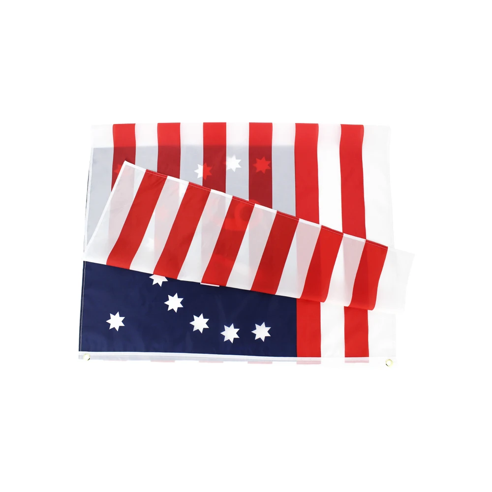 90x150 см Американската Революция Беннингтон 76 Флаг Изображение 1