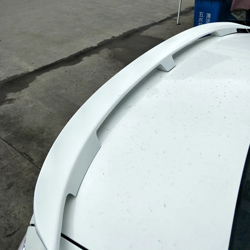 ABS Пластмаса Неокрашенная Грунд Украса Задното Крило е Подходящ за Citroen Elysee Заден Спойлер на Багажника 2014-2017 Изображение 2