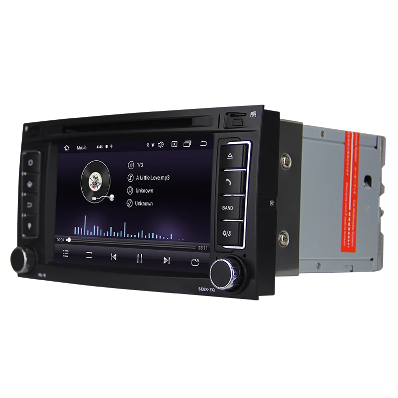 Eunavi 2 Din Мултимедиен плеър с Android На 10 Радио GPS авточасти За Volkswagen Touareg Превозвачът T5 2004-2011 Аудио DSP 4G RDS Изображение 1