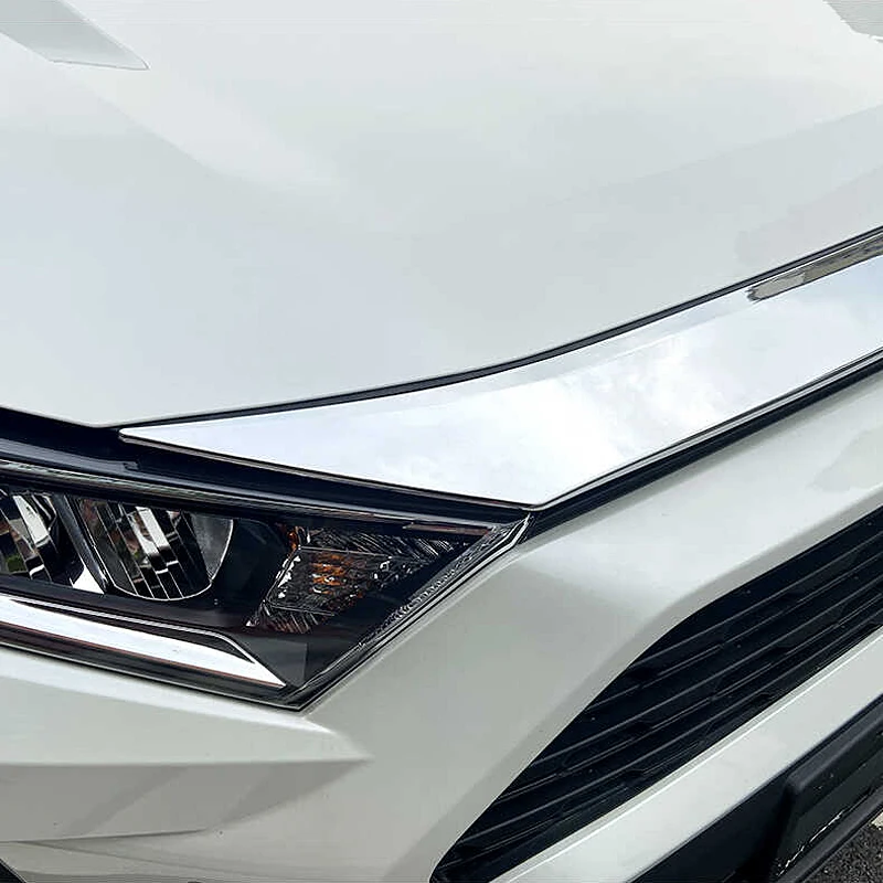 Автоаксесоари За Toyota RAV4 2019-2021 2022 2023 RAV 4 XA50 Хибриден Неръждаема Предната Капачка на Капака на Двигателя, Тампон на Стикера Изображение 4
