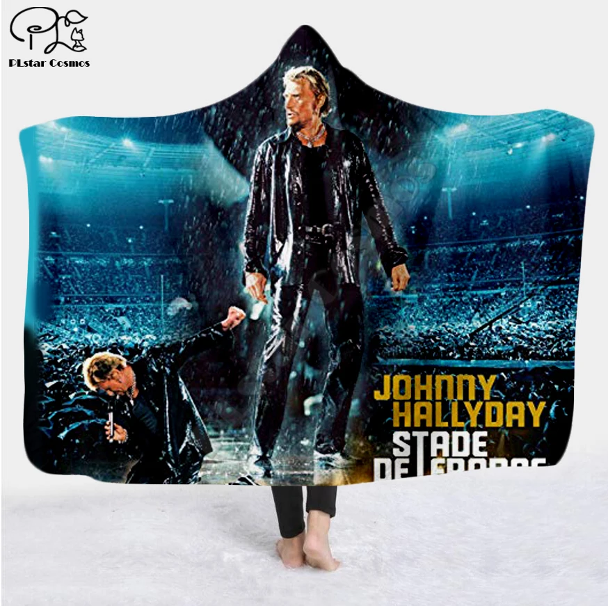 Джони Холидей Одеало с качулка 3D пълен принт Носимое Одеяло За възрастни мъже жени Флисовое Одеяло стил-3 Изображение 1